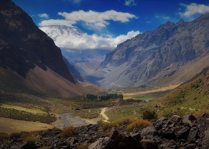 cajon del maipo embalse el yeso termas de colina passeio tour chilenjoy agencia turismo brasileiros chile santiago